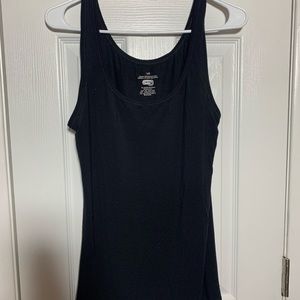 Jockey black tank top size large